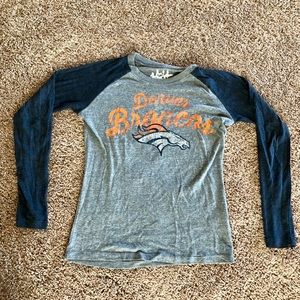 Denver Bronco baseball Tee